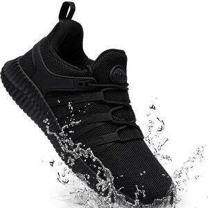 Men's Black Mesh Sneakers
